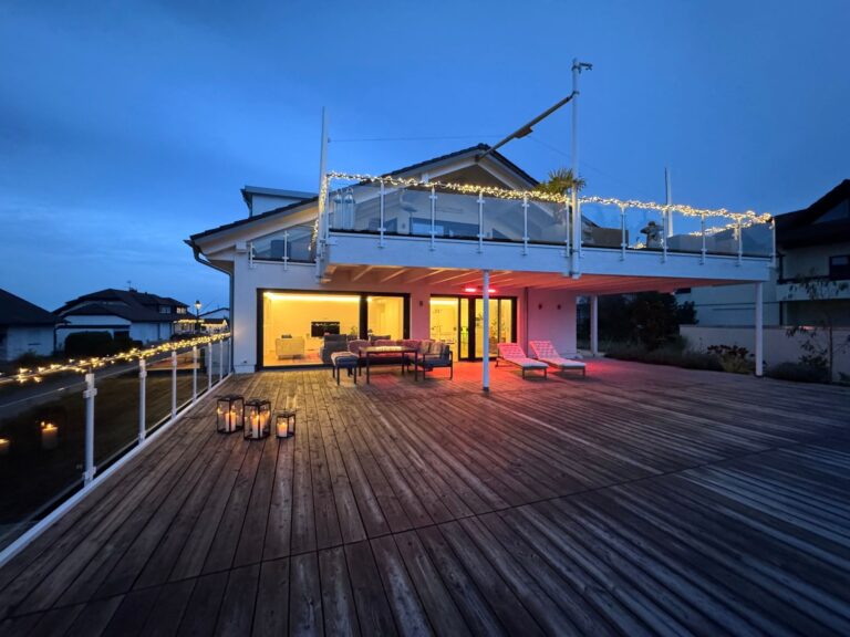 Konstanz Bodensee Seeseensucht Terasse Nacht