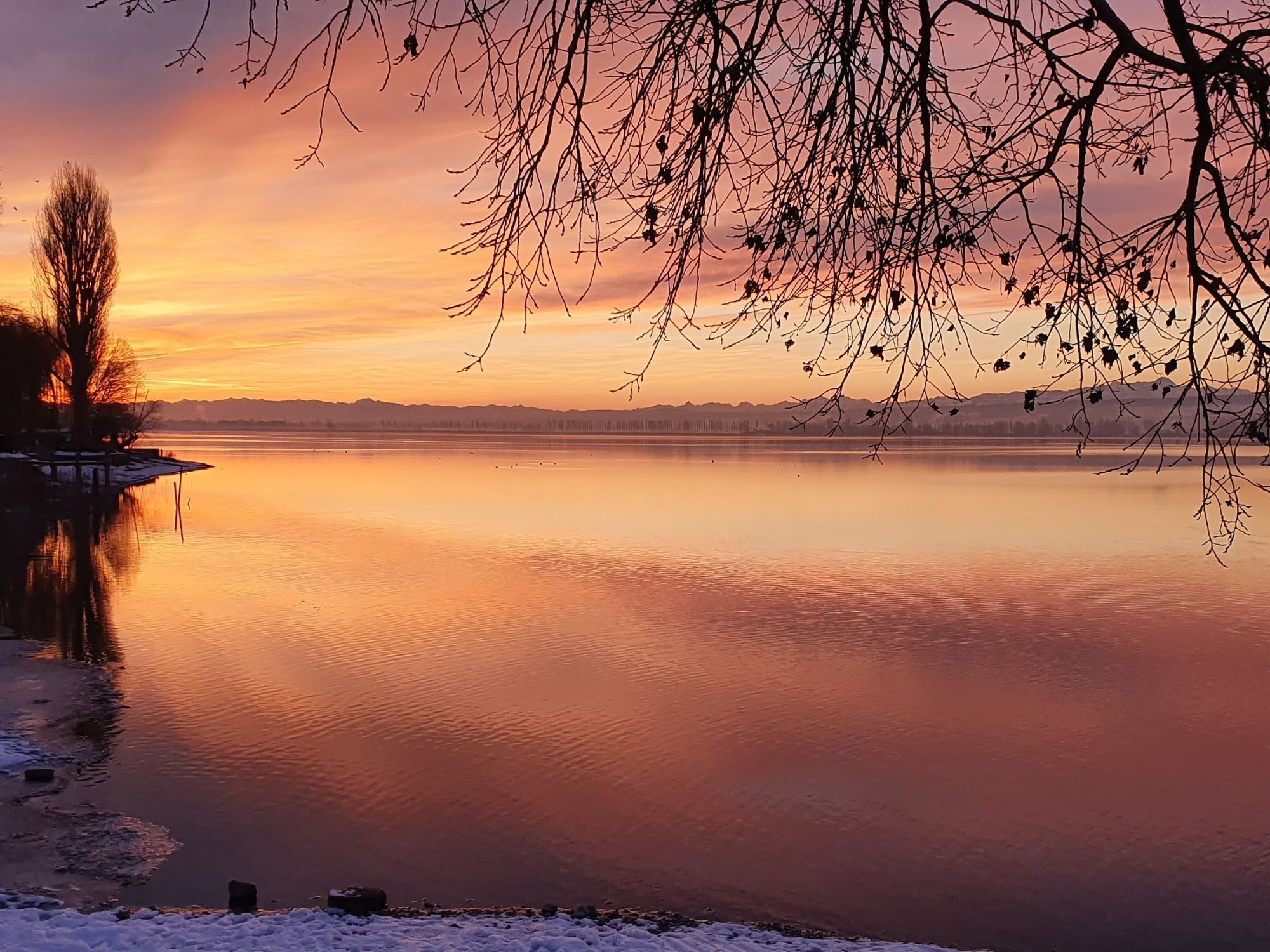 Wohnen auf Zeit 1 Konstanz im Winter Bodensee Winter 2