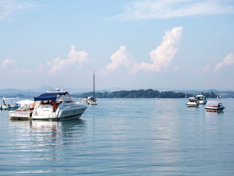 Konstanz und Bodensee Schiffsanlegeplatz