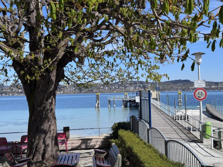 Konstanz und Bodensee Schiffsanlegeplatz Dingelsdorf