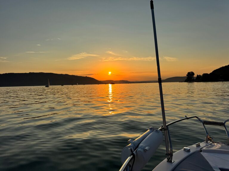 Seeglueck Haeusle Konstanz Bodensee Sonnenuntergang