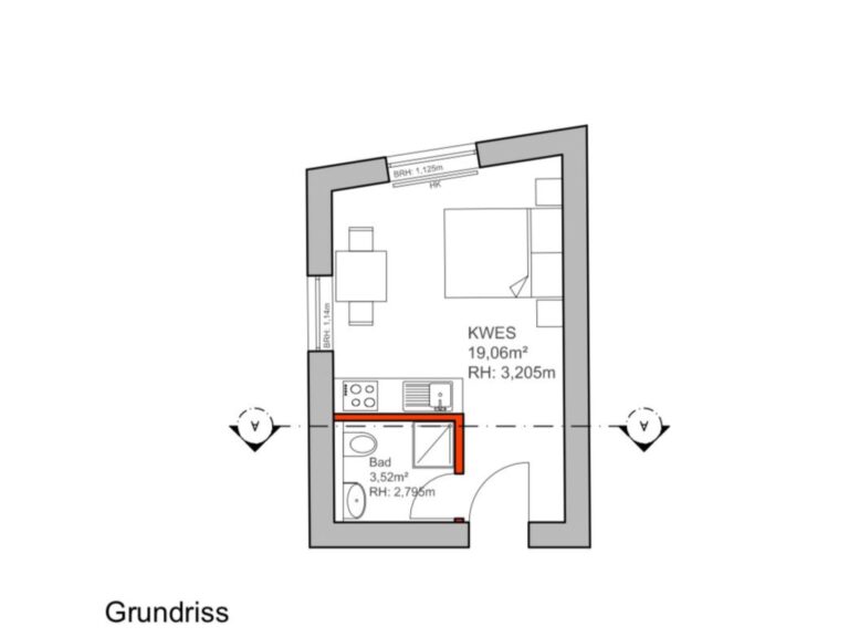 Seeglueck Hafenblick Konstanz Bodensee Grundriss Appartement