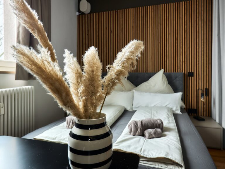 Seeglueck Hafenblick Konstanz Bodensee Schlafbereich Appartement