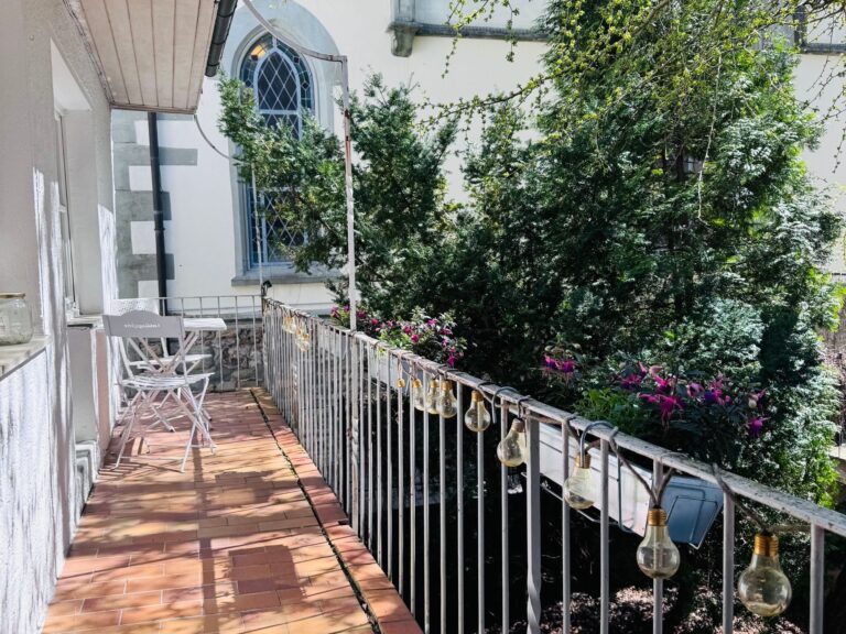 Seeglueck Oase konstanz Bodensee St Johan Retro 1 Balkon mit Sitzbereich 3