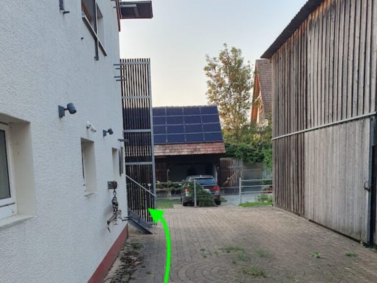 Seeglueck Seediamant Konstanz Bodensee Weg zum Treppenaufgang Eingangsbereich